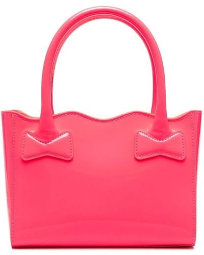 Mach & Mach Handtasche mit Wellenkanten - Pink