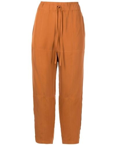 UMA | Raquel Davidowicz Pote Drawstring-waistband Detail Trousers - Orange