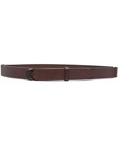 Orciani Buckled Leather Belt - Brown