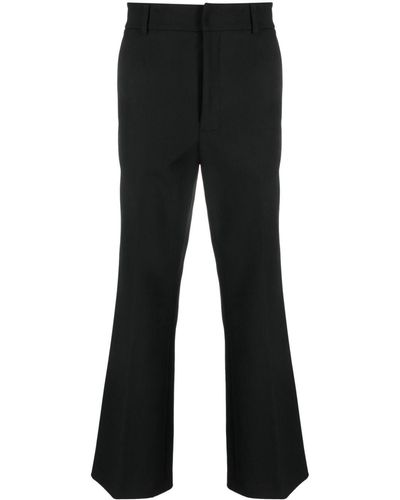 Patrizia Pepe Long Slim-cut Trousers - Black