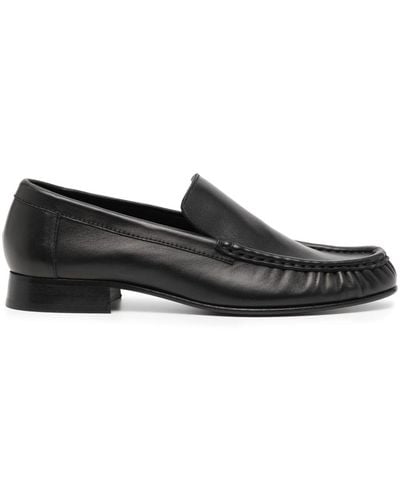 Gia Borghini Bodil Leather Loafers - Black