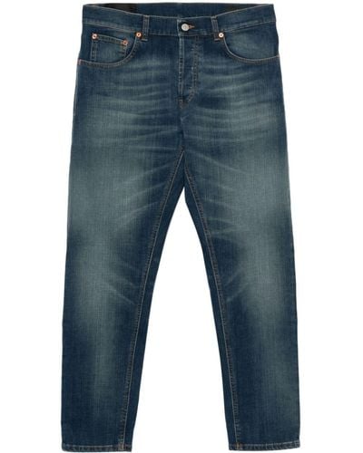 Dondup Dian Faded Tapered Jeans - Blue