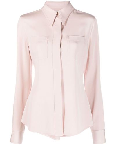 Victoria Beckham Hemd mit Sheer-Effekt - Pink