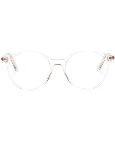 Dior Transparente Brille mit rundem Gestell - Natur