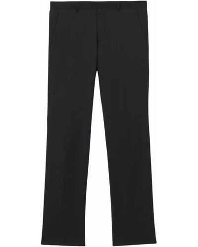 Burberry Pantalon de costume à coupe slim - Noir