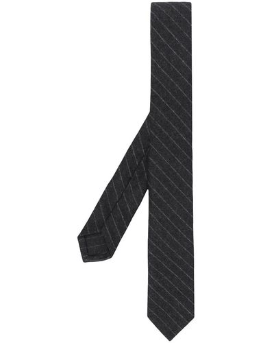 Thom Browne Pinstriped Tie - Black