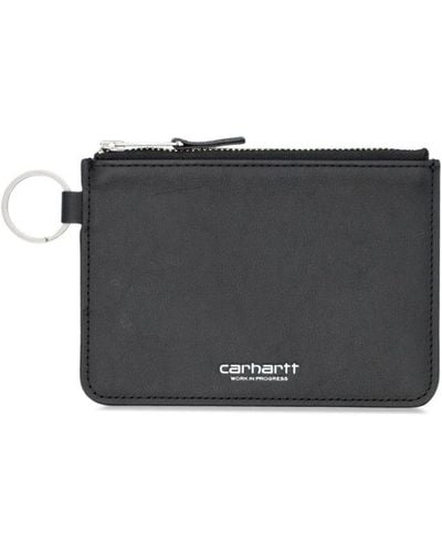Carhartt Vegas Zipped Leather Wallet - Grey