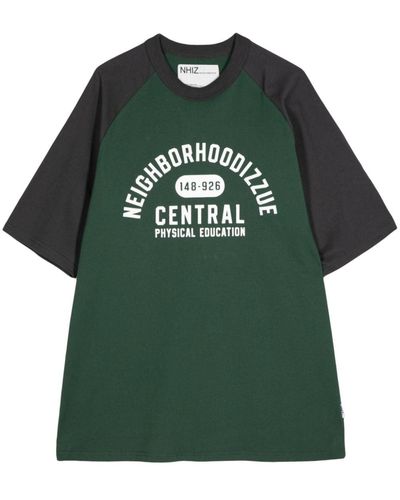 Izzue X Neighborhood Logo-print T-shirt - Green