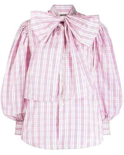 Sofie D'Hoore Plaid Check-pattern Shirt - Pink