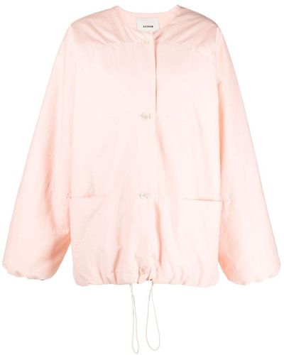Aeron Melinda Poplin Puffer Jacket - Pink