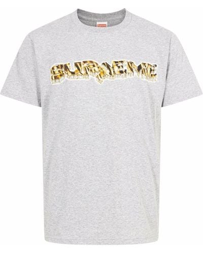 Supreme Diamond T-Shirt mit Logo-Print - Weiß