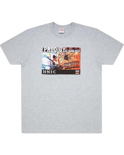 Supreme T-shirt con stampa HNIC - Grigio