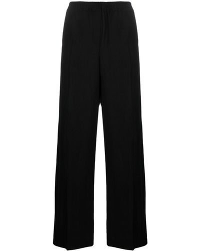 PS by Paul Smith High-waist Wide-leg Trousers - Black