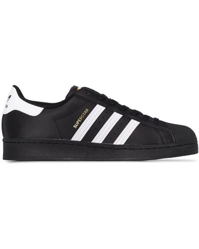 adidas Chaussures Superstar Core Black and Cloud White B27140 - Noir