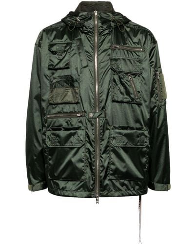 Mastermind Japan Hooded Military Jacket - Green