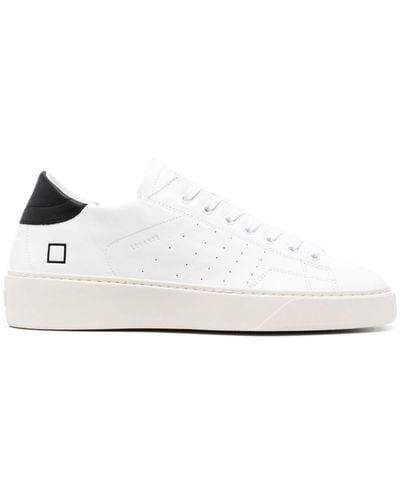 Date Levante Low-top Leather Trainers - White