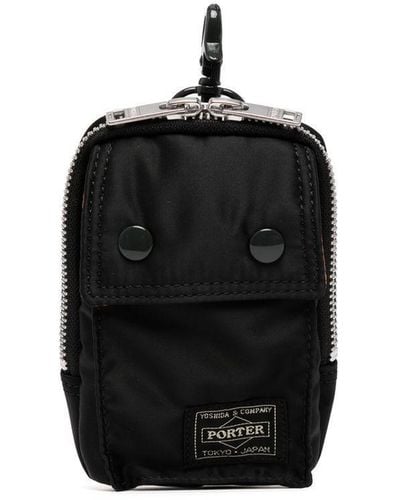 Porter-Yoshida and Co Tanker Mini-Tasche mit Reißverschluss - Schwarz