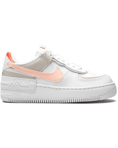 Nike Air Force 1 Shadow "crimson Tint" Sneakers - White