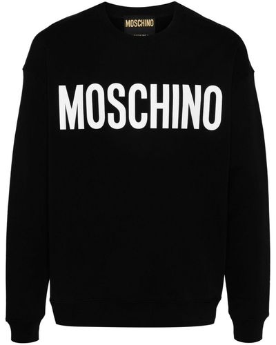 Moschino Logo-print Sweatshirt - Black