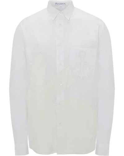 JW Anderson Bunny-print Cotton Shirt - White
