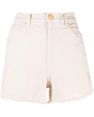 Lorena Antoniazzi High-waisted Denim Shorts - White