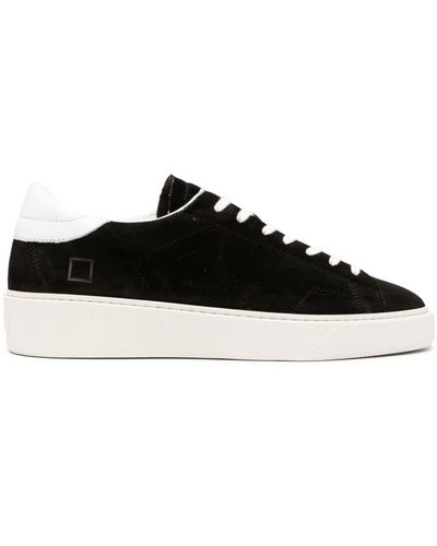 Date Levante Suede Sneakers - Black