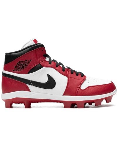 Nike 1 Retro Mcs "chicago" Baseball Cleats - Red