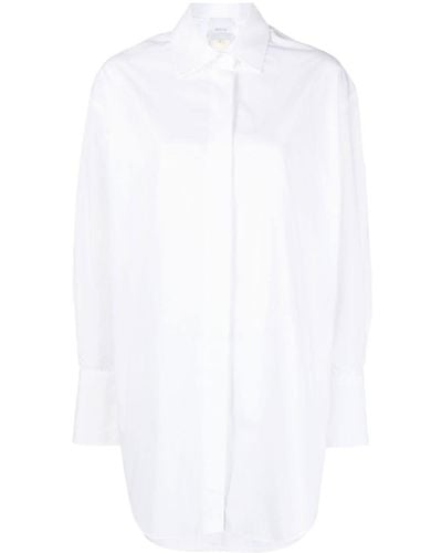 Patou Shirtdress With Print - White