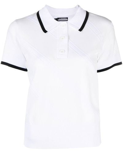 J.Lindeberg Feline Golf Polo Shirt - White
