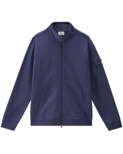 Woolrich ジップアップ トラックジャケット - ブルー