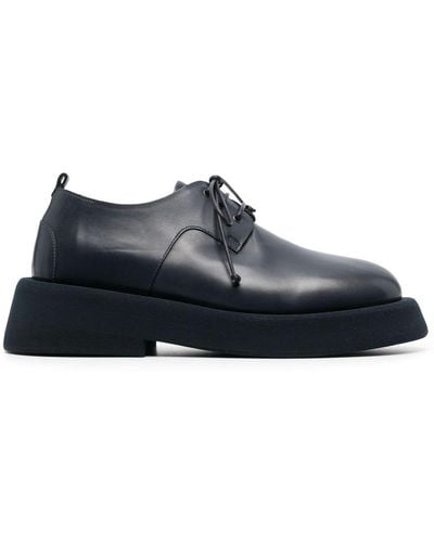 Marsèll Leather Lace-up Derby Shoes - Blue