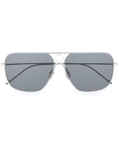 Thom Browne Rectangular-frame Sunglasses - Multicolour