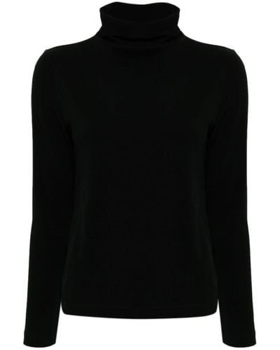 James Perse Roll-neck Long-sleeved Sweater - Black