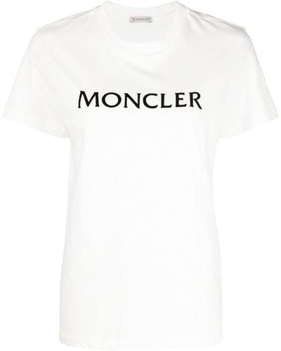 Moncler モンクレール ロゴ Tシャツ - ホワイト
