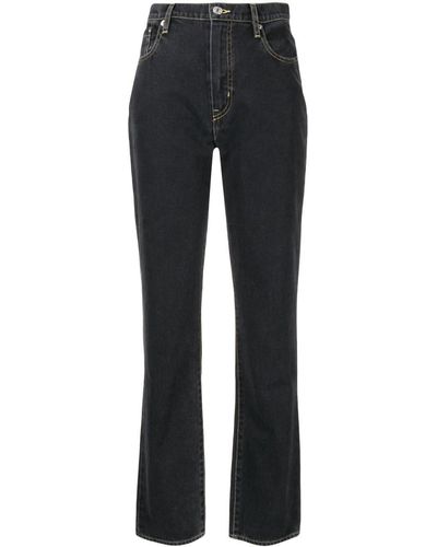 KENZO Slim-Fit-Jeans mit Logo - Schwarz