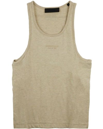 Fear Of God Essentials Round-neck Tank Top - Natural
