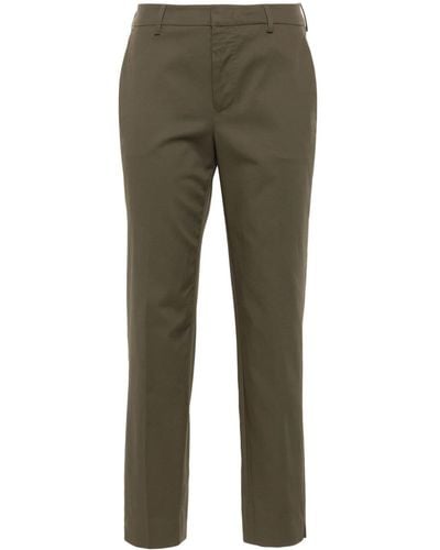 PT Torino Tapered-leg Tailored Trousers - Natural