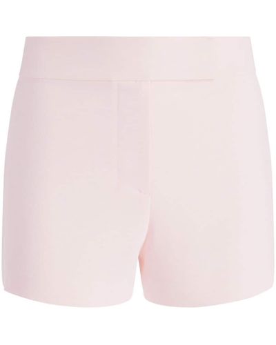 Alice + Olivia Mara Crepe Mini Shorts - Pink