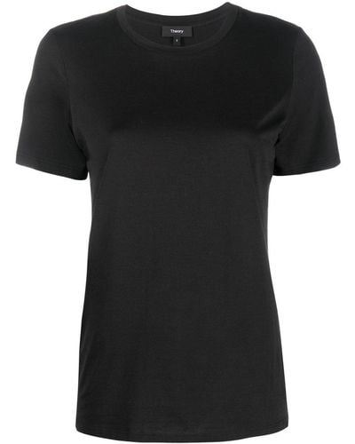 Theory T-Shirt mit rundem Ausschnitt - Schwarz