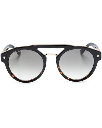 DSquared² Hype Pantos-frame Tortoiseshell Sunglasses - Black