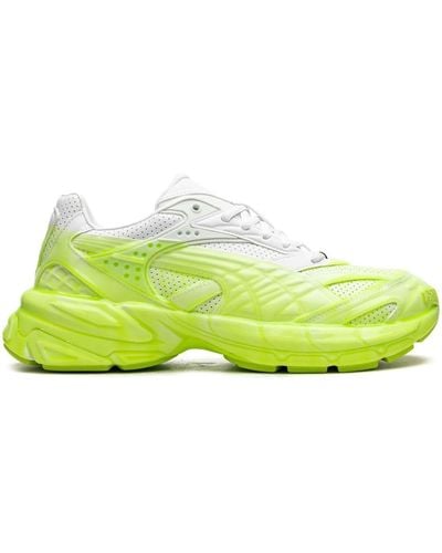 PUMA Velophasis Slime " White/pro Green" Sneakers