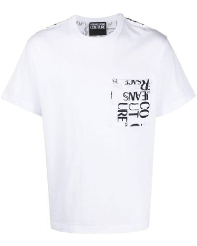 Versace T-shirt à imprimé graphique - Blanc