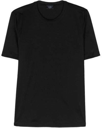 Barba Napoli Katoenen T-shirt - Zwart