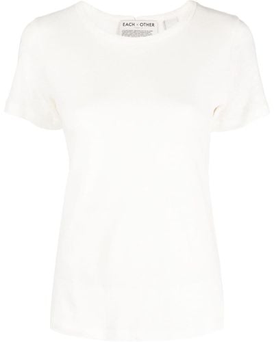 Each x Other Round Neck T-shirt - White