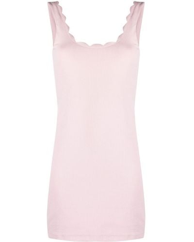 Marysia Swim Scallop Edge Mini Dress - Pink