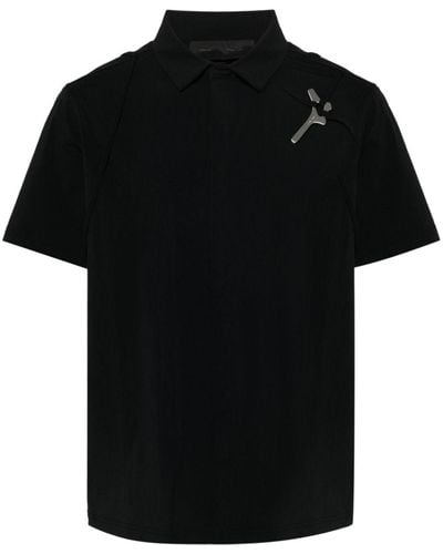 HELIOT EMIL Hardware-detailed Shirt - Black