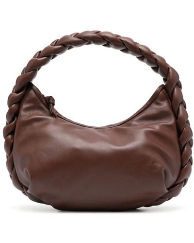 Hereu Espiga Leather Shoulder Bag - Brown