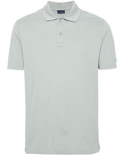 Paul & Shark Piqué-weave Polo Shirt - Grey