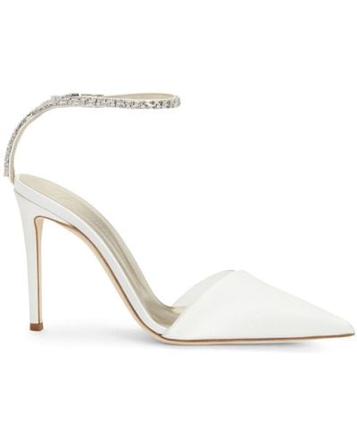 Giuseppe Zanotti Pointed Toe Court Shoes - White