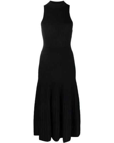 Jonathan Simkhai Marianne Tank Pleated Dress - Black
